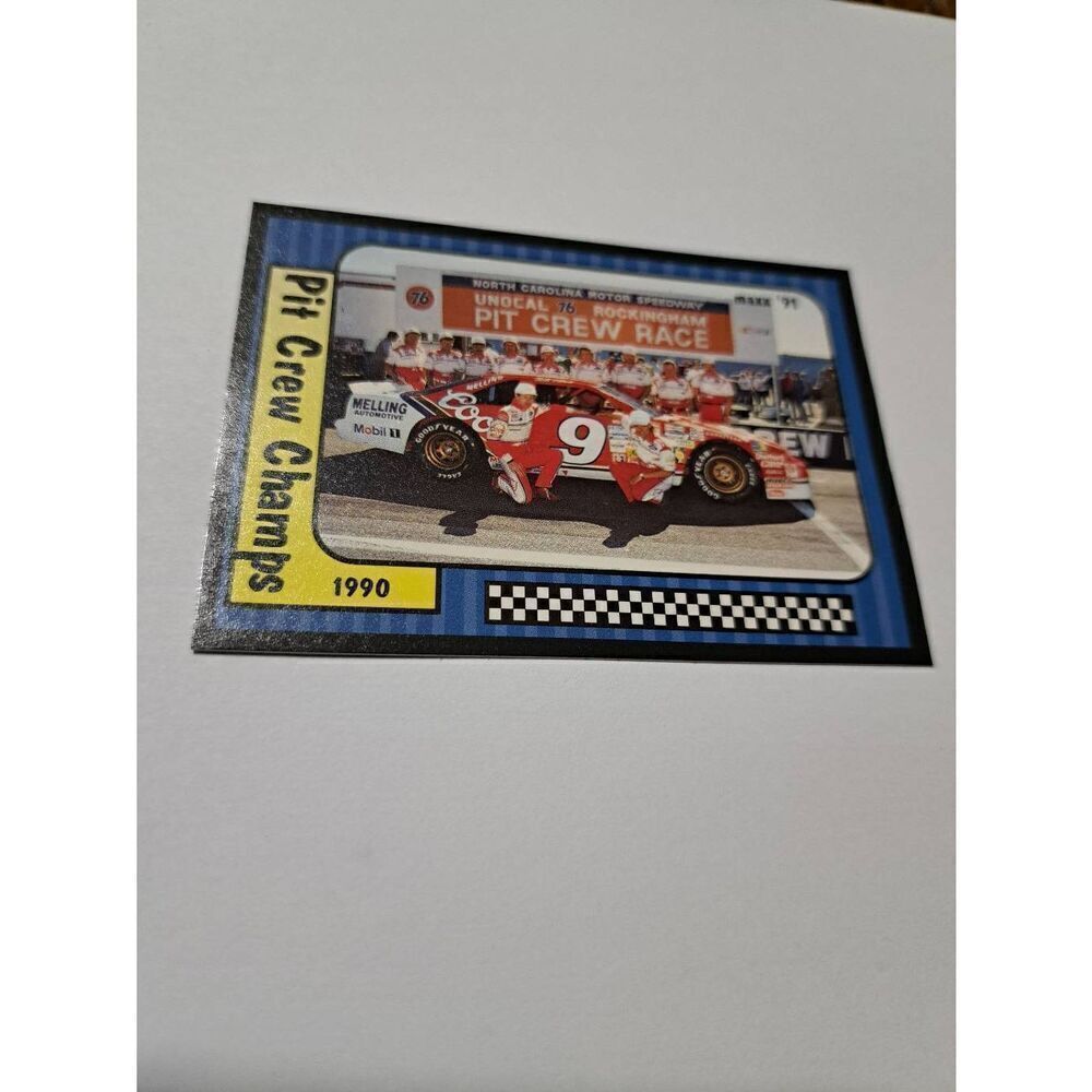 Vintage 1991 Maxx Pit Crew Champs #50 Race Car Nascar Trading Card